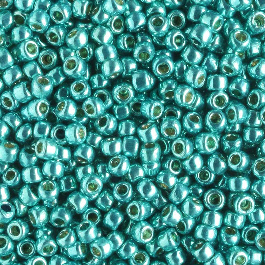 11/0 PermaFinish Galvanized Teal - 10 grams