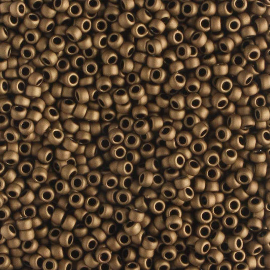 15/0 Frosted Bronze - 5 grams