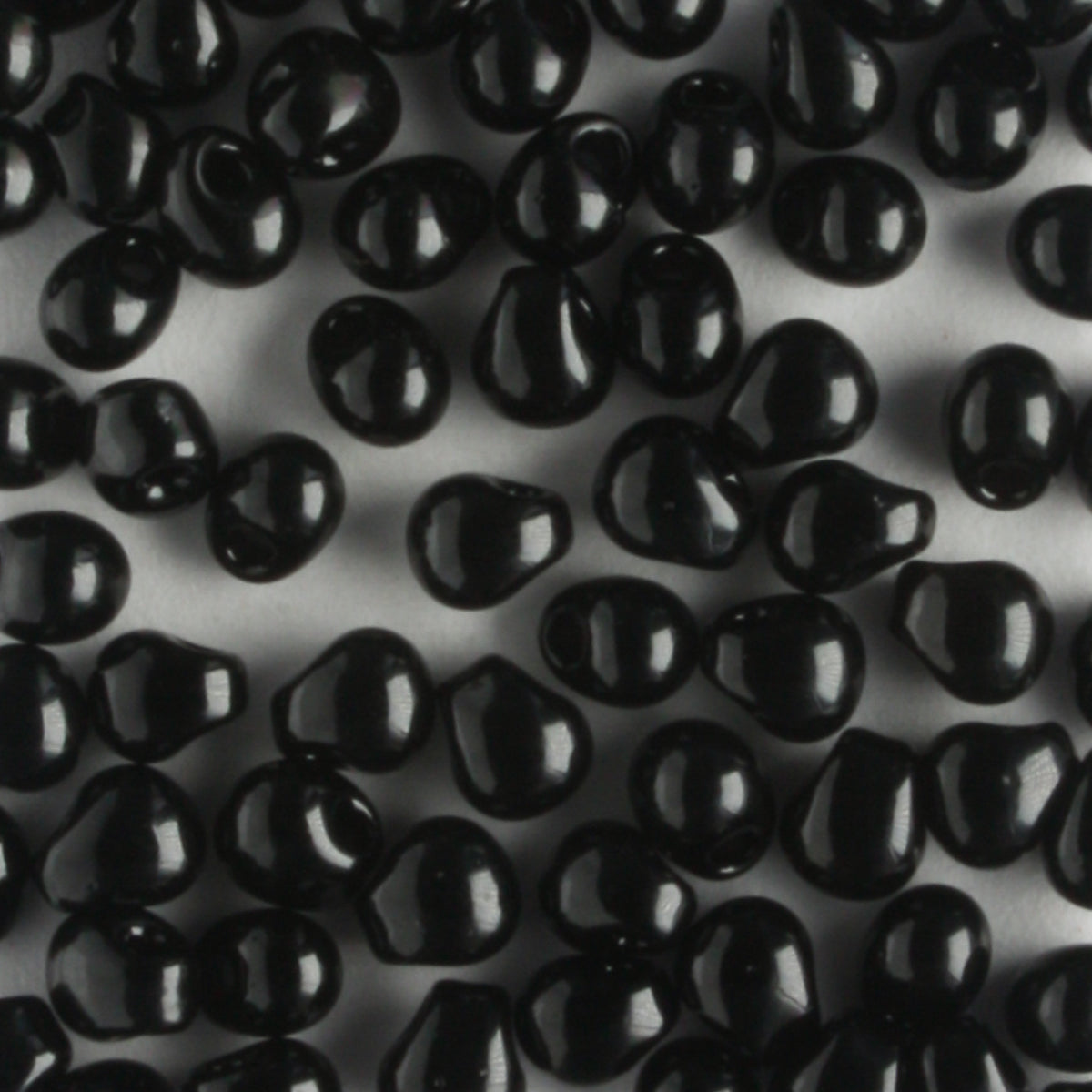 Fringe Bead, Opaque Black