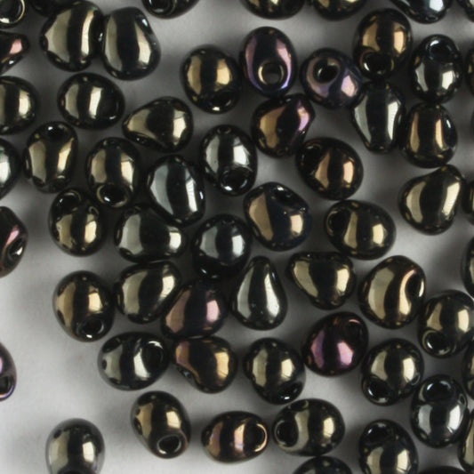 Fringe Bead, Gunmetal Dark Gold
