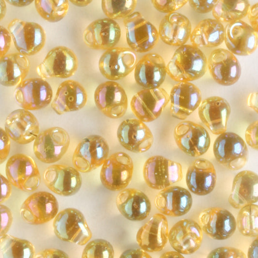 Fringe Bead, Amber Yellow