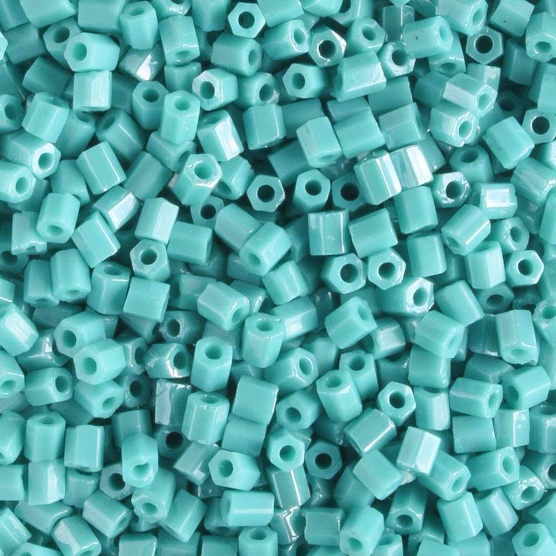 11/0 Hex Turquoise - 10 grams