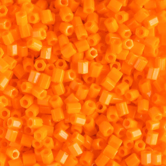 11/0 Hex Orange - 10 grams