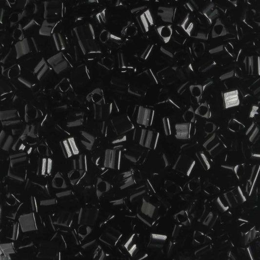 11/0 Triangle Black - 10 grams