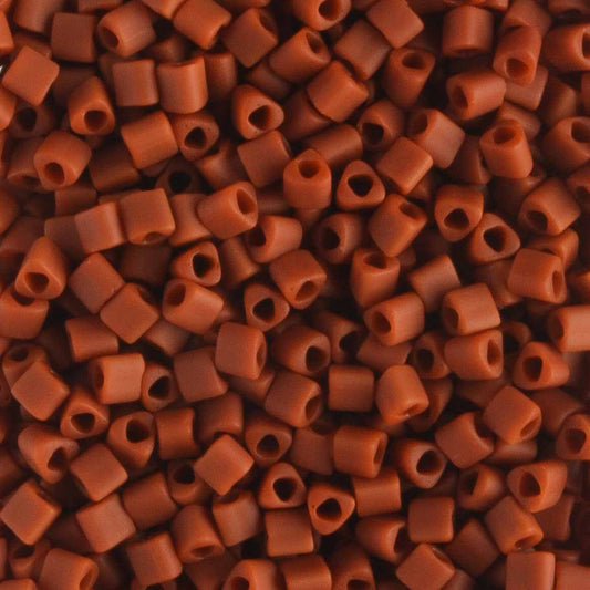 11/0 Triangle Matte Brick - 10 grams
