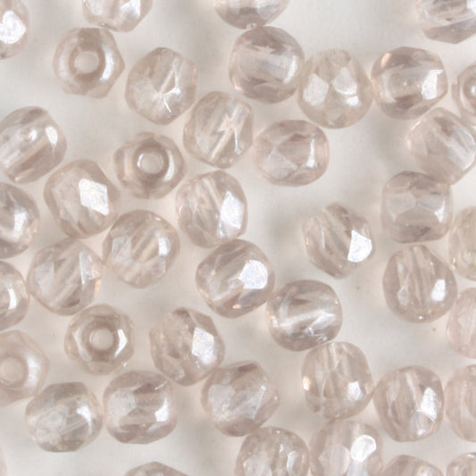 4mm Round Fire Polish Amethyst Luster