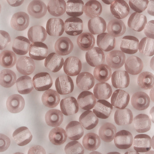 3mm Druk Light Amethyst - 100 beads