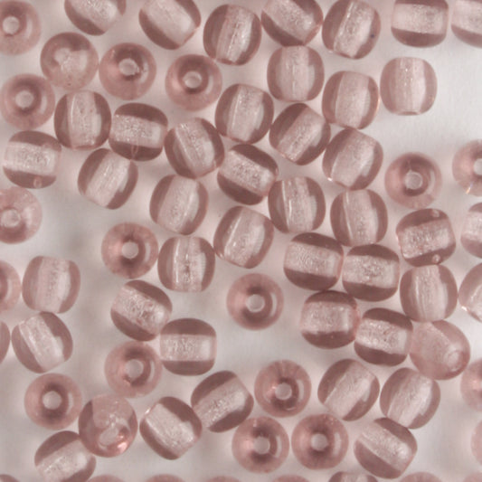 3mm Druk Amethyst - 100 beads