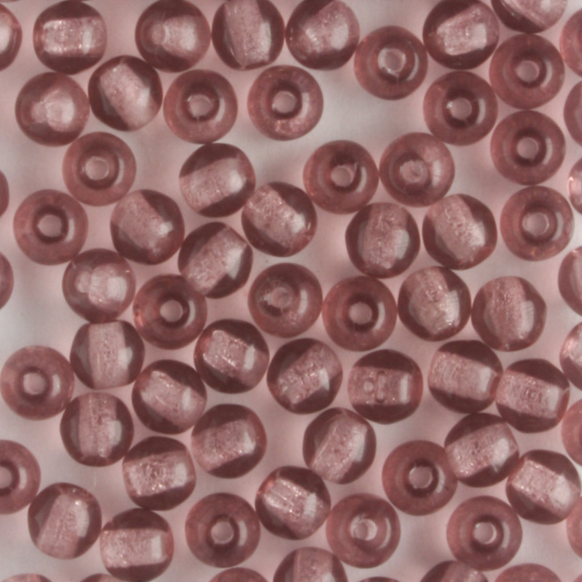 3mm Druk Medium Amethyst - 100 beads