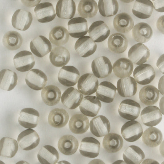 3mm Druk Jet Black Diamond - 100 beads