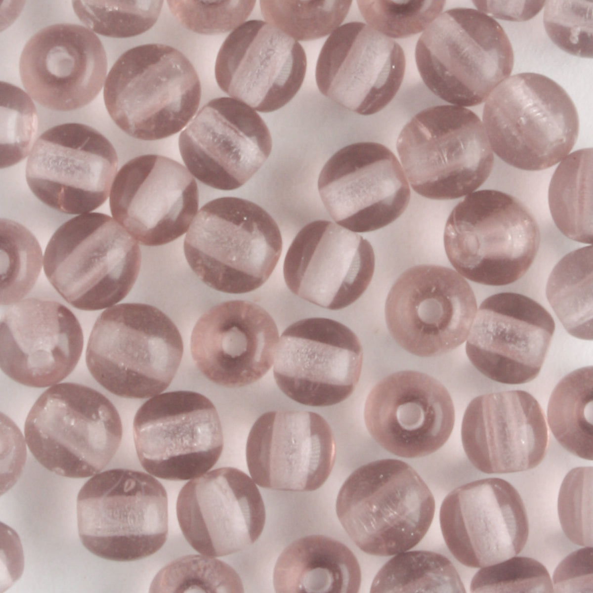 4mm Druk Light Amethyst - 100 beads