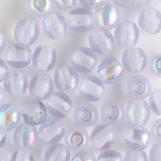 4mm Druk Alexandria AB - 100 beads