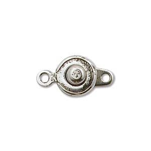 Ball and Socket Clasp, Pewter