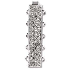 5 Strand Clasp, Silver