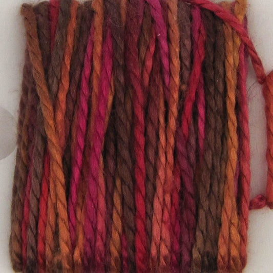 Hand Dyed Matte Silk Yarn - 6 Yard Bobbin