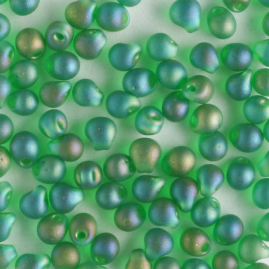 Mini Fringe Matte Green AB - 10 grams