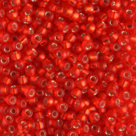 11-0010F Silver Lined Matte Flame Red