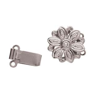 2 Strand Clasp Silver