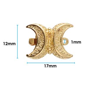 Box Clasp Gold