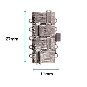 5 Strand Clasp Silver
