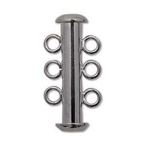 3 Strand Slide Clasp Black Oxide