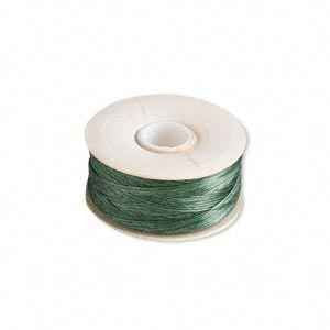 Nymo Size D Bobbin Green - each