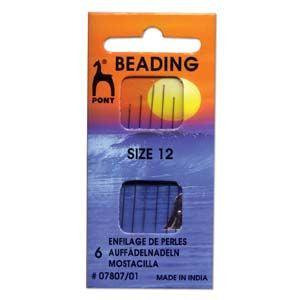 Pony Beading Needles Size 12