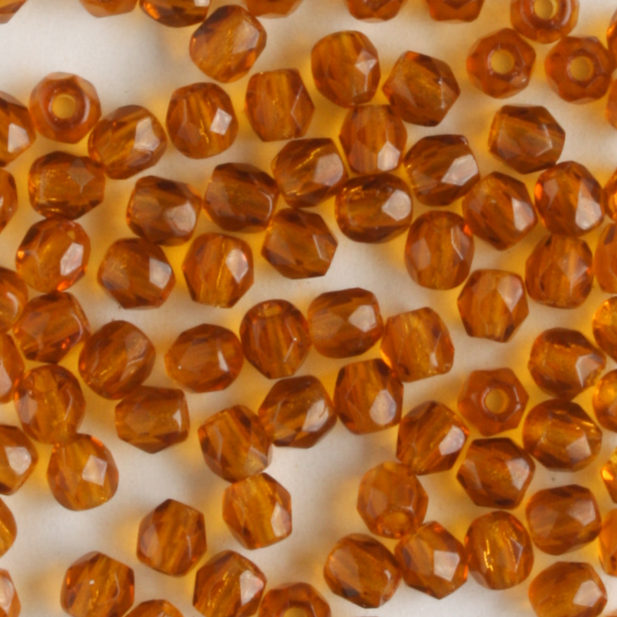 3mm Round Fire Polish Topaz Luster