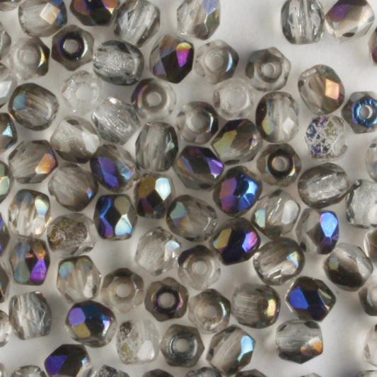 3mm Round Fire Polish Clear Azuro