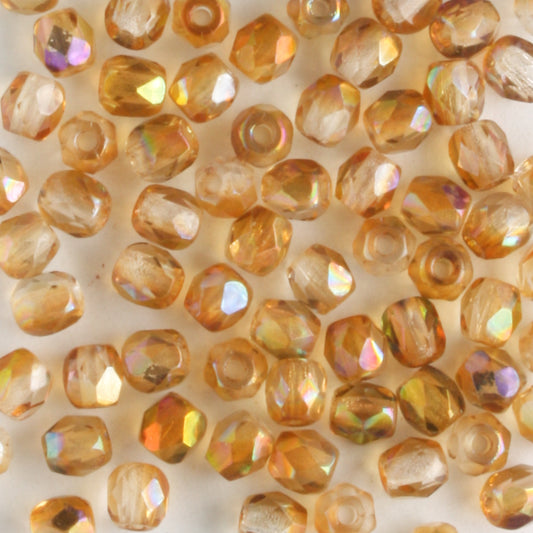 3mm Round Fire Polish Clear Celsian