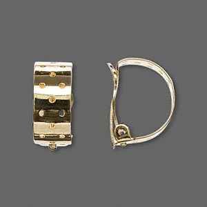 Earring - Clip On - Gold - Pair