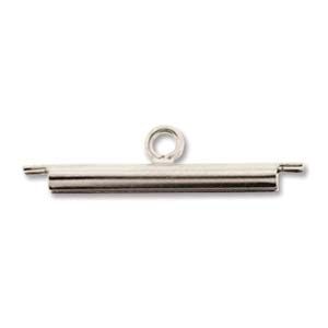 20mm Slide Tube, Silver - pair