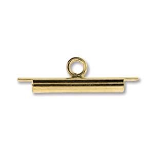 15mm Slide Tube, Gold - pair