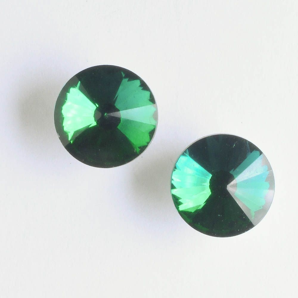12mm Rivoli  Zircon Vitrail - each
