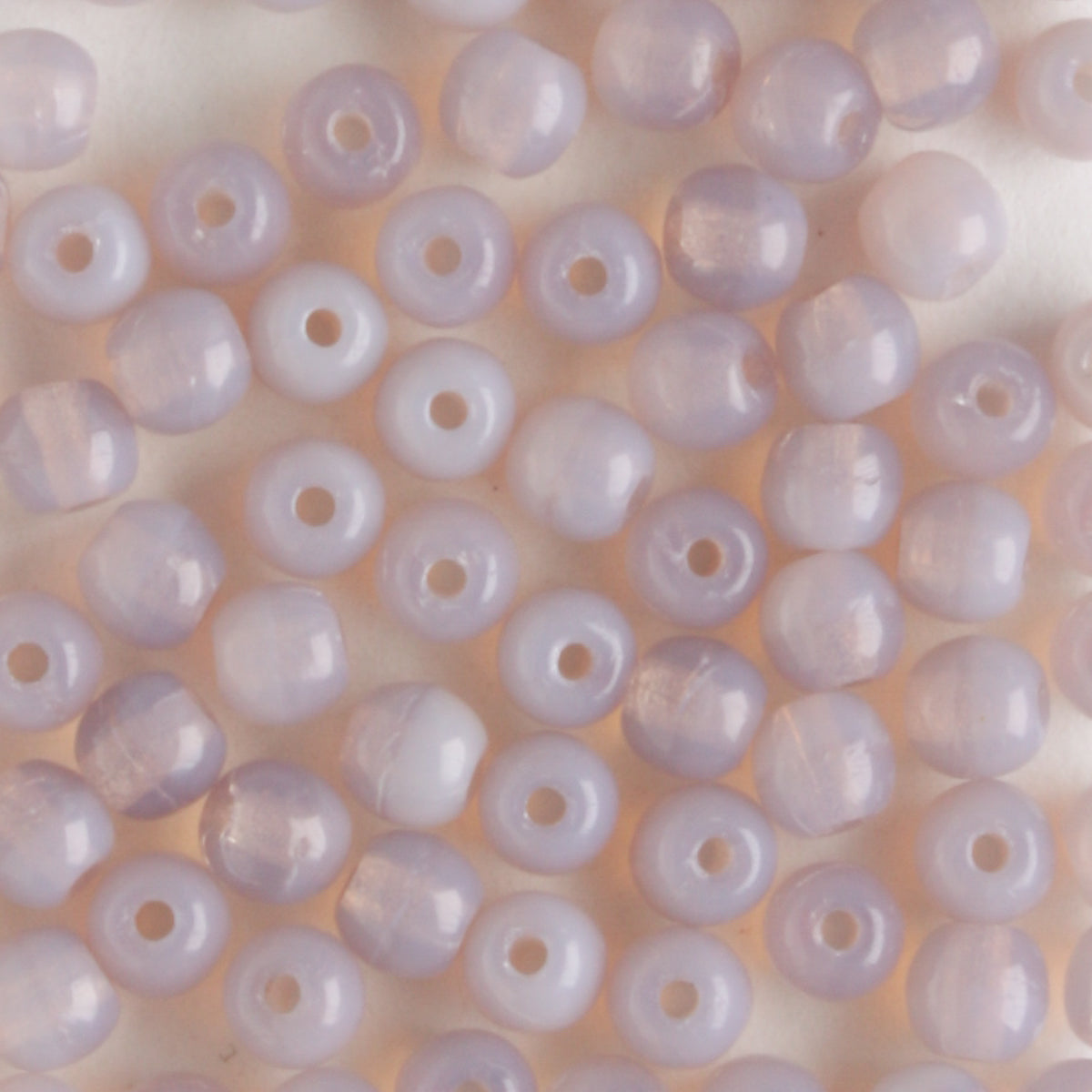 3mm Druk Purple Opal - 100 beads