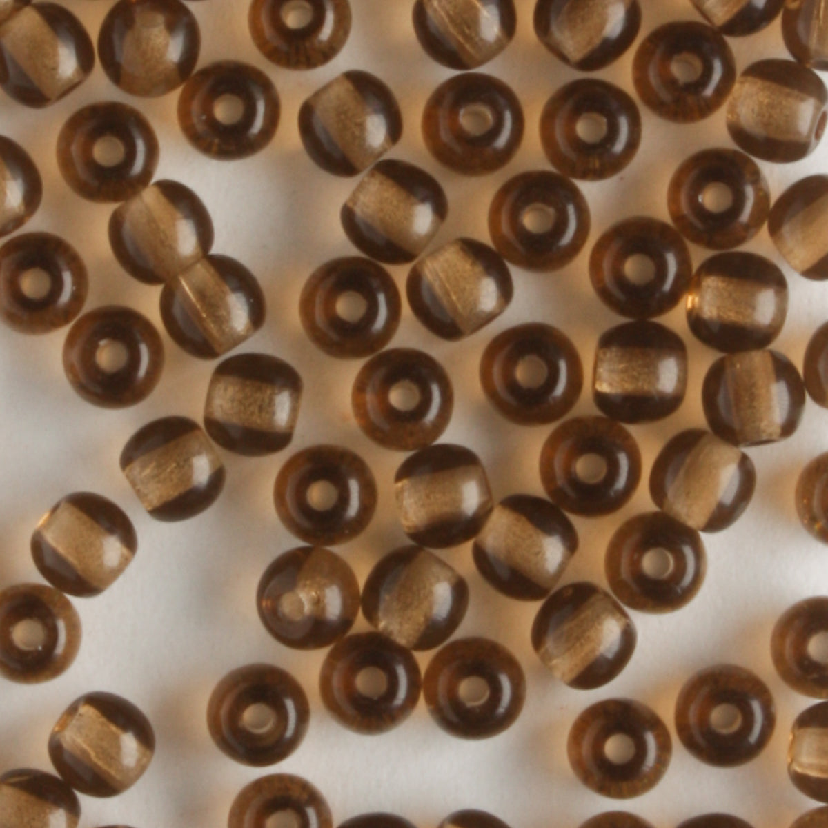 3mm Druk Smoke - 100 beads