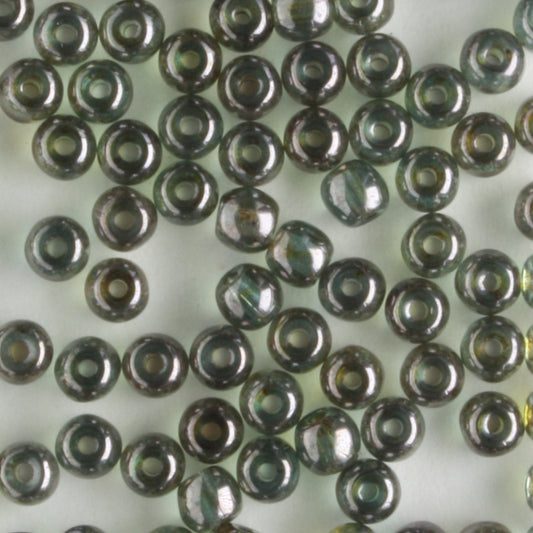 3mm Druk Lumi Green - 100 beads