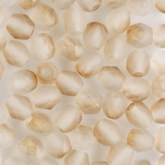 4mm Round Fire Polish Carmel Evelina