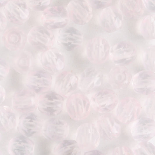 4mm Round Fire Polish Pink