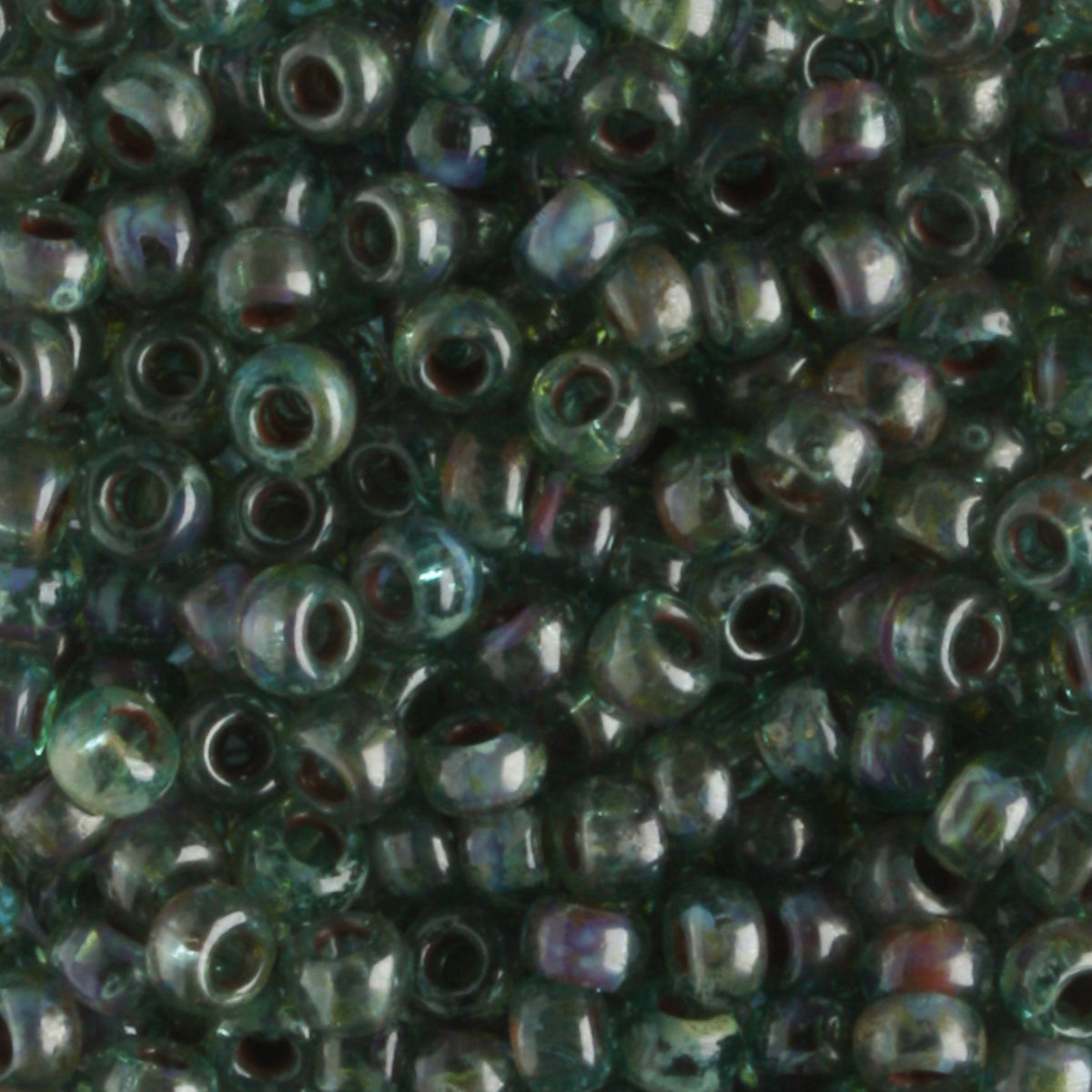 8-4506 Transparent Olivine Picasso