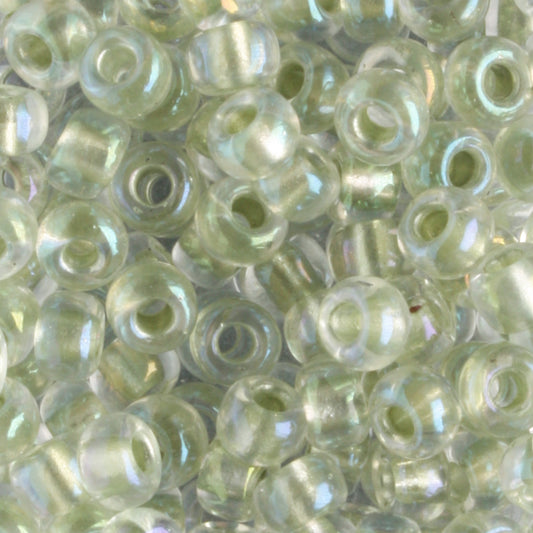 6-2604 Pale Lime Lined Crystal