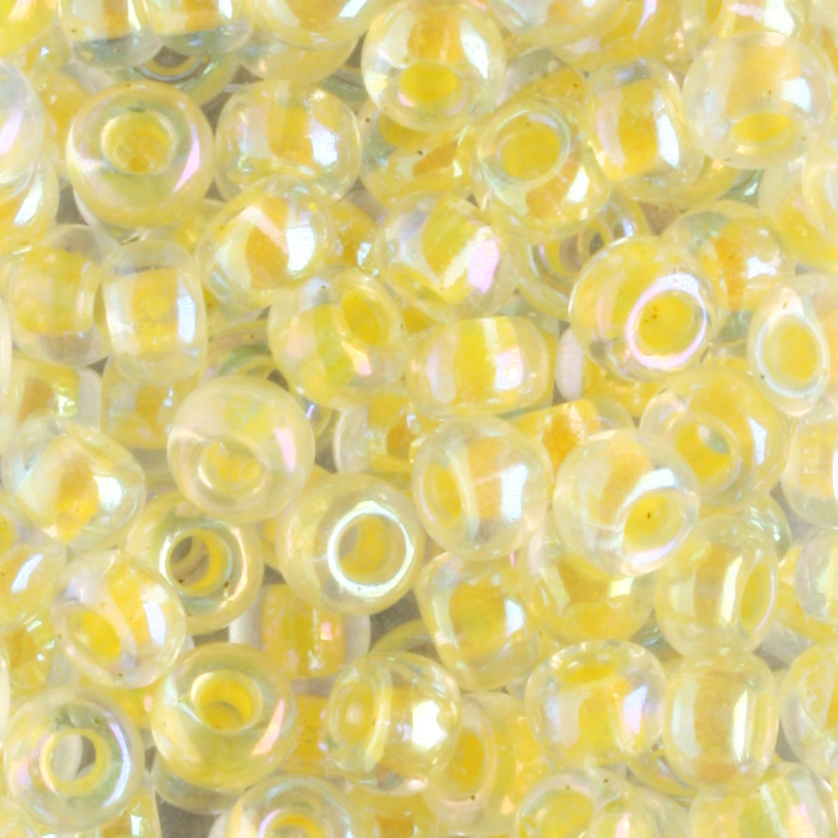 6-0273 Light Yellow Lined Crystal AB