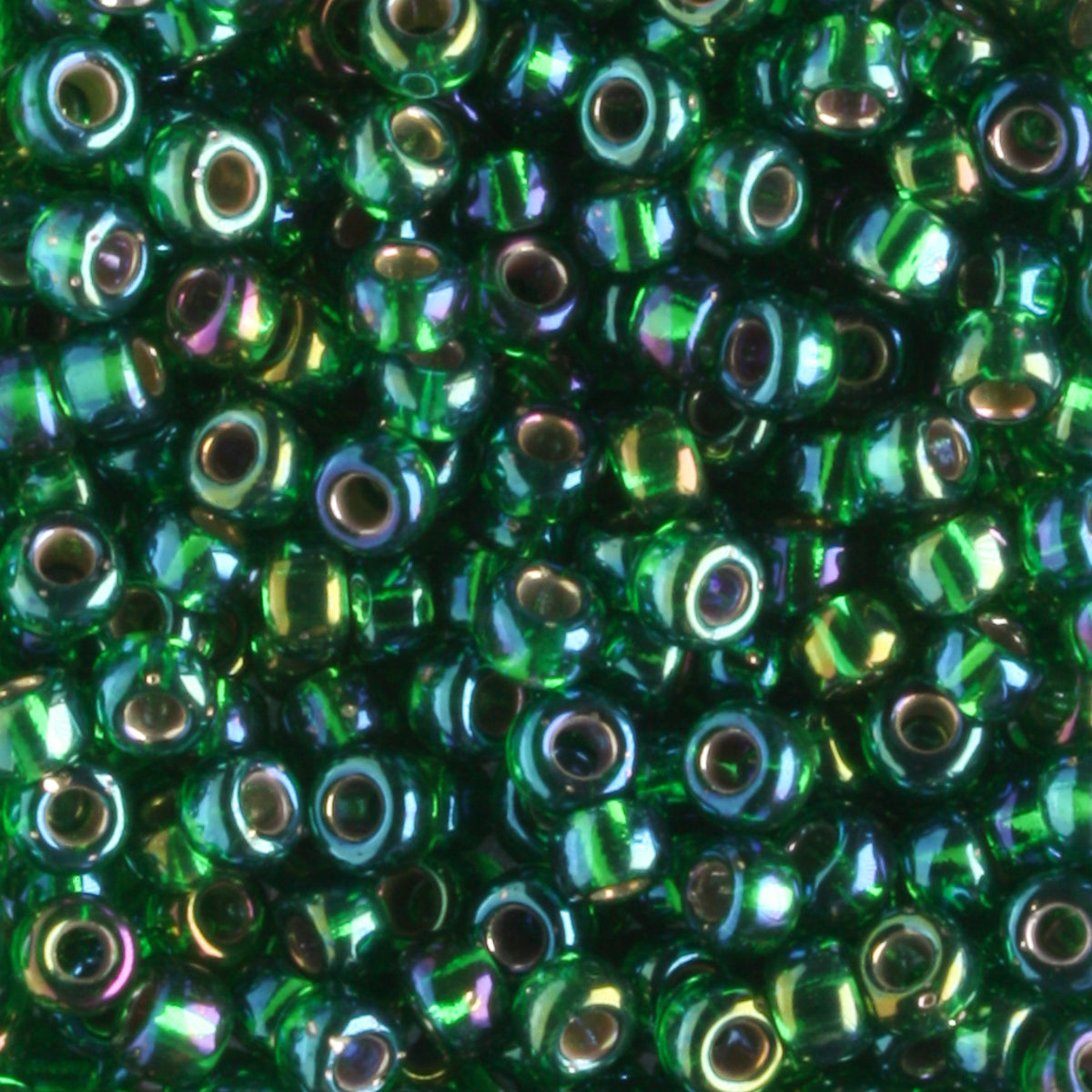 8-1016 Silver Lined Green AB