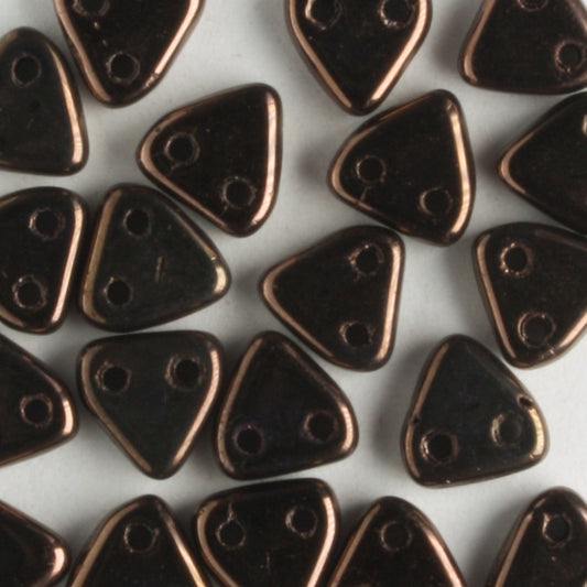 2 Hole Triangle Dark Bronze - 10 grams