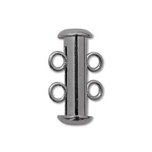 2 Strand Slide Clasp Black Oxide