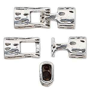 Hook and Eye Clasp Silver