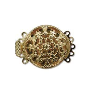 5 Strand Clasp Gold