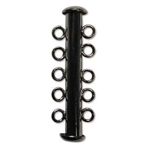 5 Strand Slide Clasp Black Oxide