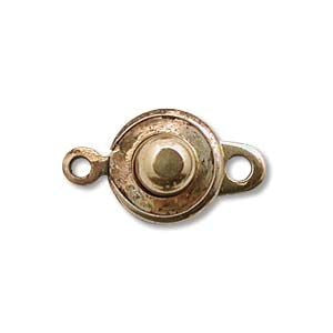 Ball and Socket Clasp Antique Gold