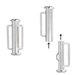 21mm Slide Clasp Silver